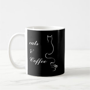 Niedliche Katzen und Kaffee-T-Hemd Kaffeetasse