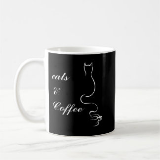 Niedliche Katzen und Kaffee-T-Hemd Kaffeetasse