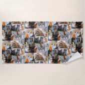 Niedliche Katzen und Kitten Strandtuch (Vorderseite)