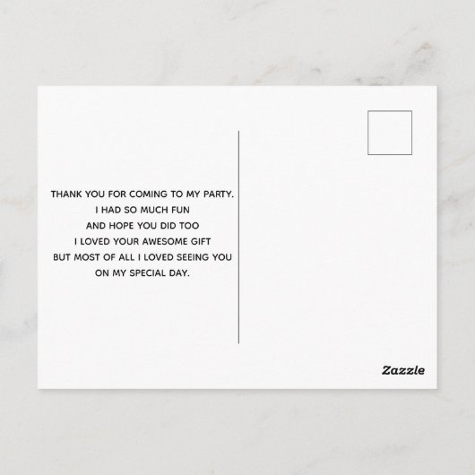 Niedliche Katzen und Kürbis Halloween Muster Danke Postkarte (Rückseite)