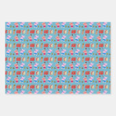 Niedliche Katzen und präsentiert handgefertigte Mu Geschenkpapier Set (Vorderseite 3)