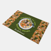 Niedliche Katzen und Ramen Fußmatte (Schrägansicht)