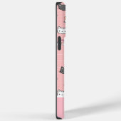 Niedliche Katzen und Regenbogenmonogramm Case-Mate iPhone Hülle (Rückseite / Rechts)