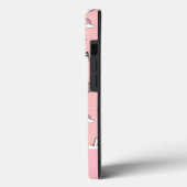 Niedliche Katzen und Regenbogenmonogramm Case-Mate iPhone Hülle (Rückseite / Links)