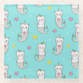 Niedliche Katzen Untersetzer (Vorderseite)