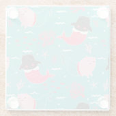 Niedliche Katzen Untersetzer (Rückseite)