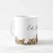 Niedliche Katzen Verschiedene Tasse (Vorderseite Links)