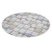 Niedliche Katzenaufteilung Schneidebrett (Ecke)