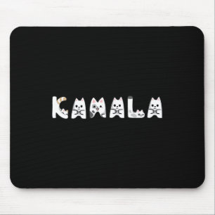 Niedliche Katzenbriefe Alphabet Katze Lady Unterst Mousepad