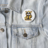 niedliche Katzenfallästhetik Button (Beispiel)