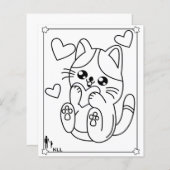 Niedliche Katzenfarbe (Vorne/Hinten)