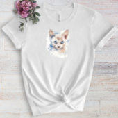 Niedliche Katzenfarbe T-Shirt