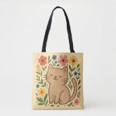 Niedliche Katzenflorentasche - Adorable Kitty Tasche (Vorderseite)