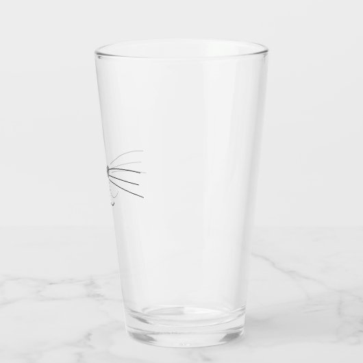Niedliche Katzenflüster Glas (Links)