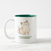 Niedliche Katzenfreunde Tasse (Links)