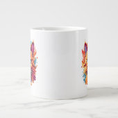 Niedliche Katzengesicht-87002 Jumbo-Tasse (Vorderseite)