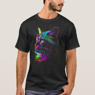 Niedliche Katzengesicht für katzenfarbige Katzenko T-Shirt