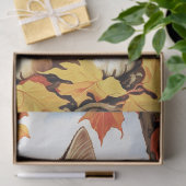 Niedliche Katzenherbstdekoupage Seidenpapier (Geschenk)