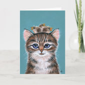 Niedliche Katzenkätzchen Karte (Vorderseite)