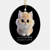 Niedliche Katzenkätzchen Keramik Ornament (Rechts)