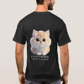 Niedliche Katzenkätzchen T-Shirt (Rückseite)