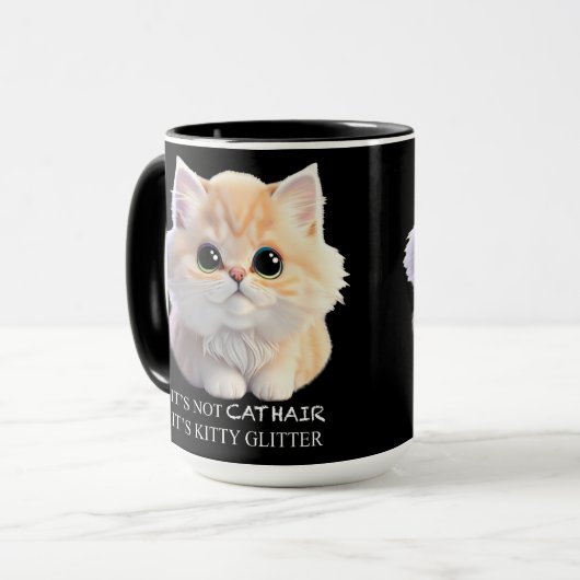 Niedliche Katzenkätzchen Tasse (Vorderseite Links)