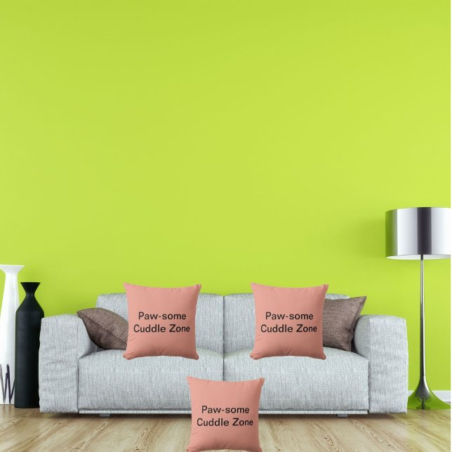 Niedliche Katzenkatze Personalisiert modern pawsom Kissen (Von Creator hochgeladen)