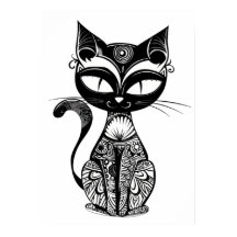 Niedliche Katzenkizze