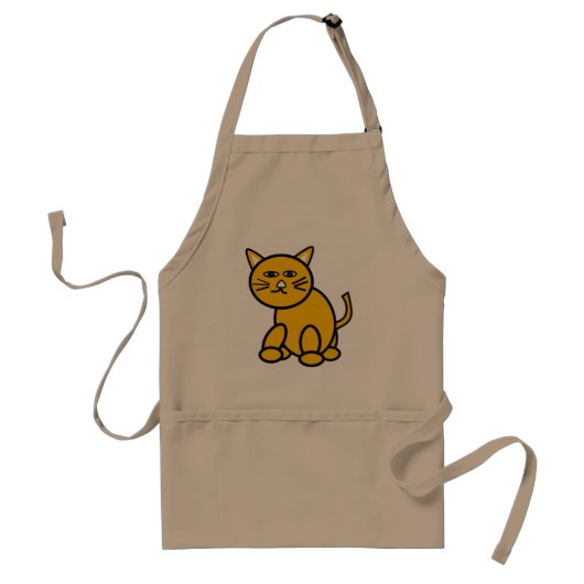 Niedliche Katzenküchen-Schürze Schürze (Vorne)