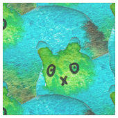 Niedliche Katzenkunstdarstellung Stoff (Nahaufnahme)