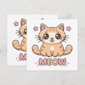 niedliche Katzenmabe (Vorne/Hinten)