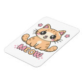 niedliche Katzenmabe Magnet (Linke Seite)