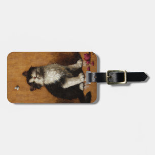 Niedliche Katzenmalerei Gepäckanhänger
