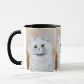 Niedliche Katzenmalerei von Louis Wain Tasse (Links)