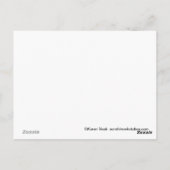 Niedliche Katzenmaus Estonian Tallinn Postkarte (Rückseite)