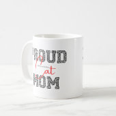 Niedliche Katzenmutter Kaffeetasse (Vorderseite Links)
