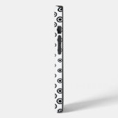 Niedliche Katzenpaare Schwarz und Weiß Personalisi Case-Mate iPhone Hülle (Rückseite / Links)