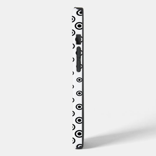 Niedliche Katzenpaare Schwarz und Weiß Personalisi Case-Mate iPhone Hülle (Rückseite / Links)