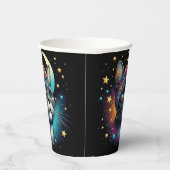 Niedliche Katzenpapiertasse! Pappbecher (Rechts)