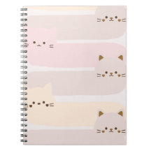 Niedliche Katzenpastellfarbe Rosa Gelbbraun