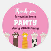 Niedliche Katzenpaws Kids Pawty Animes Geburtstags