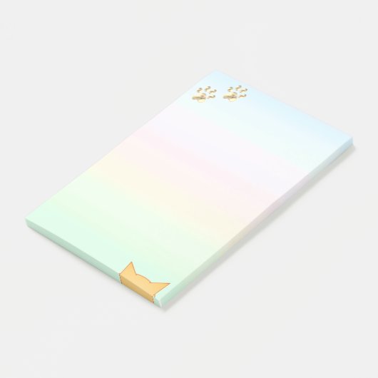 Niedliche Katzenpaws Post-it Klebezettel (angewinkelt)