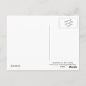 Niedliche Katzenpflegerin, Erinnerung für tierärzt Postkarte (Rückseite)