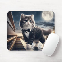 Niedliche Katzenpfoten-Digigy spielt eine Mondsche