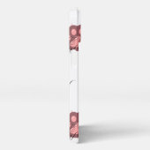 Niedliche Katzenpfoten "MEOW" Kalligraphie - Adora iPhone Hülle (Rechte Seite)