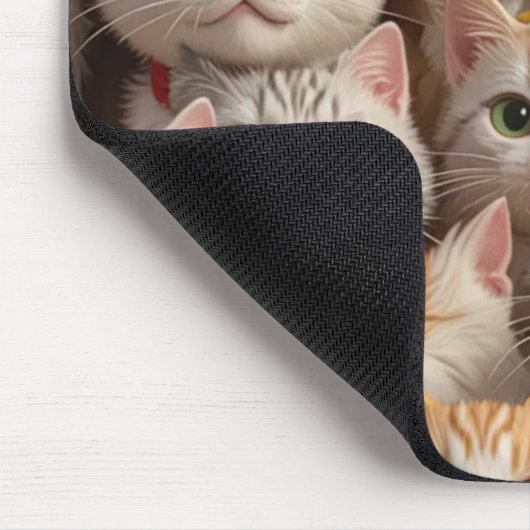 niedliche Katzenpolster Mousepad (Ecke)