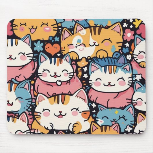 niedliche Katzenpolster Mousepad (Vorne)