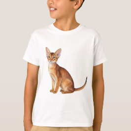 Niedliche Katzenrassen einschließlich einer Abessi T-Shirt