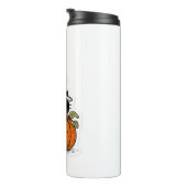 Niedliche Katzenschwarze im Kürbis mit Hexe, Class Thermosbecher (Nach rechts gedreht)