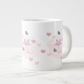 Niedliche KatzenTasse Jumbo-Tasse (Vorderseite Rechts)